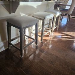 Set of 3 Bar Stools – Used