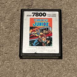 Donkey Kong Junior (Atari 7800, 1988) Cartridge Only Tested