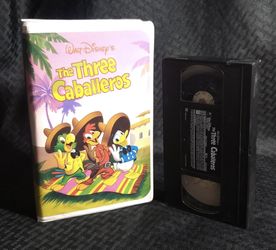 Disney's The Three Caballeros Clamshell VHS, 1997
