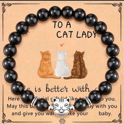 "Crazy Cat Lady" Charm Bracelet