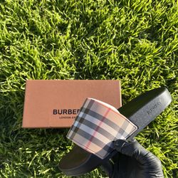 Burberry slides