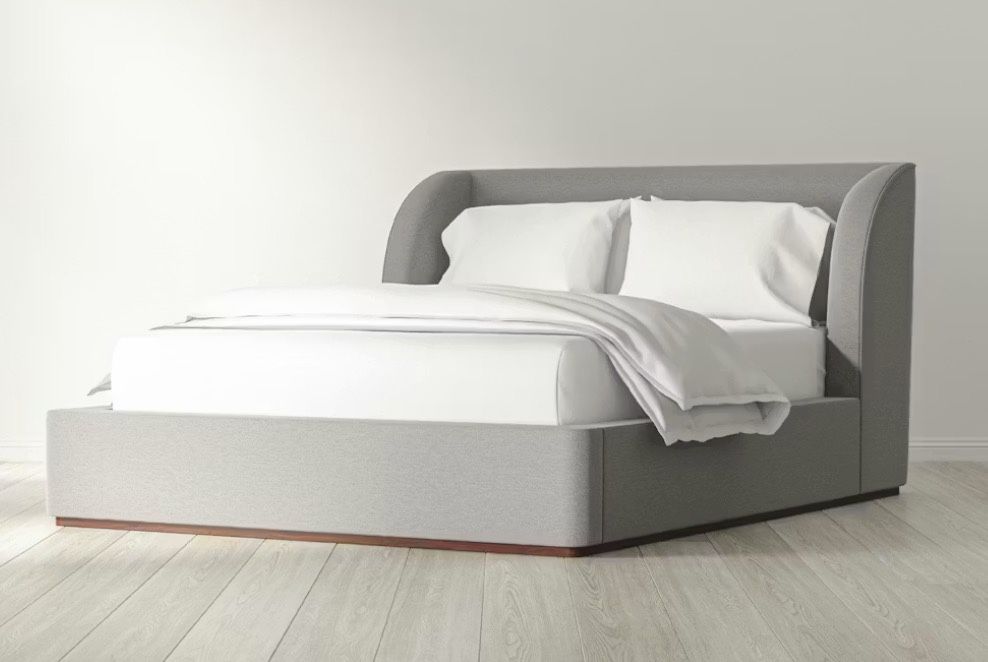 Saatva Cassis Queen Bed (Slate) ❤️