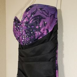 Cindy USA S Purple Prom Dress  Size XS