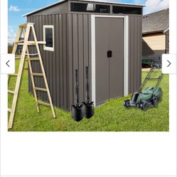 6ftx5ft Metal Shed