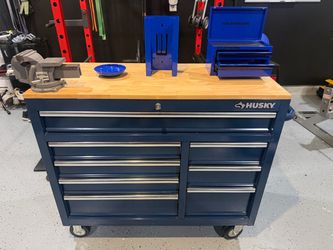 Husky Rolling tool cabinet/workbench