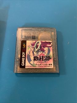 Pokémon Crystal Japanese Game Boy Color Cartridge