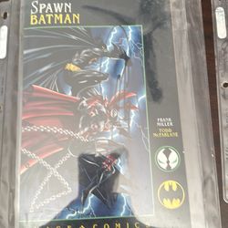 Spawn Batman autographed comic signed by Frank Miller