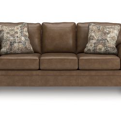 Make an Offer! Ashley - NEW Faux Leather Couch and Recliner 