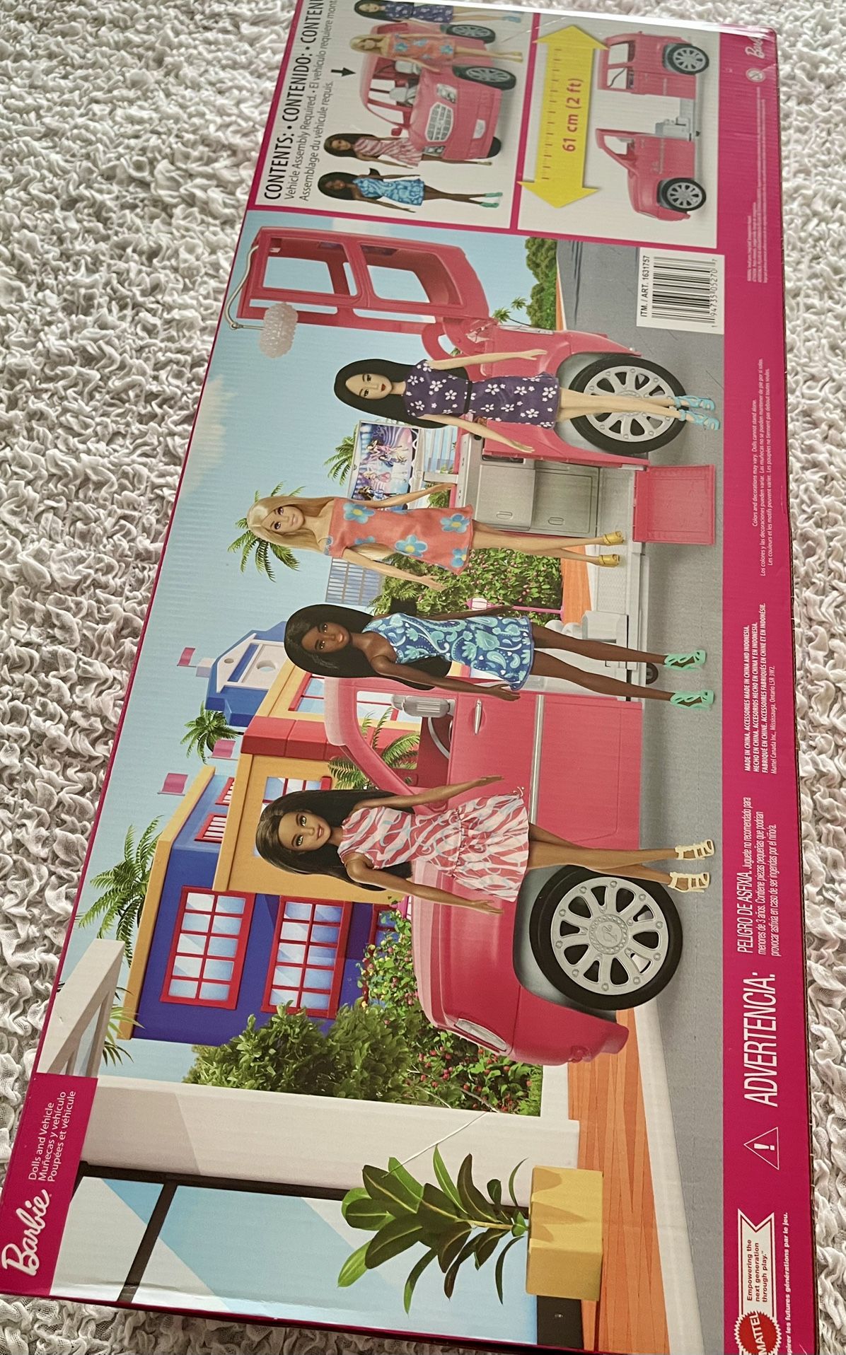 Barbie Limo Party Set Playset with 4 Dolls and Limo Vehicle - Brand New