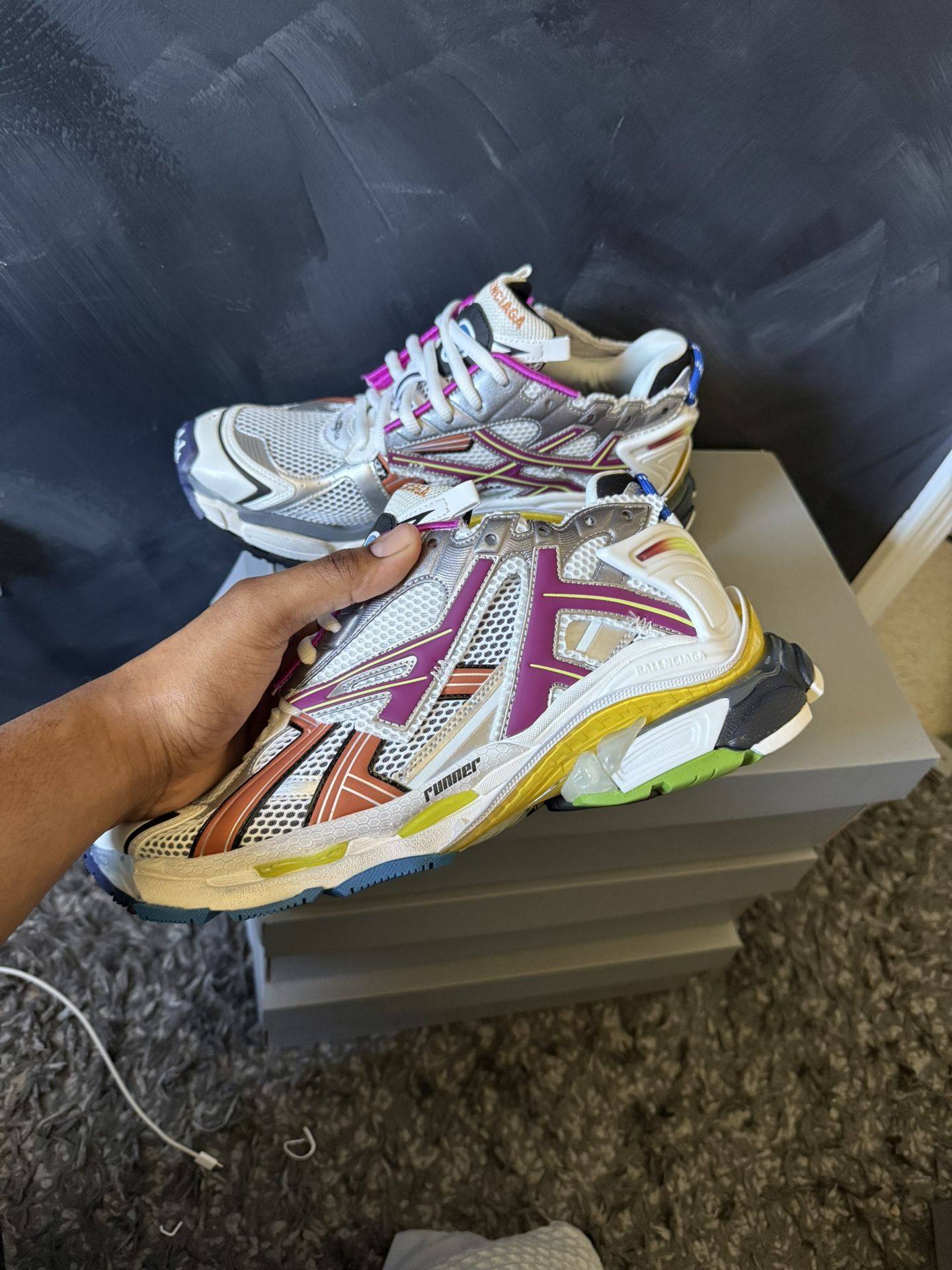 Balenciaga Rainbow Runners - www.pearsons-glass.co.uk display picture 1