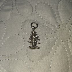Sterling Silver Pine Tree Charm