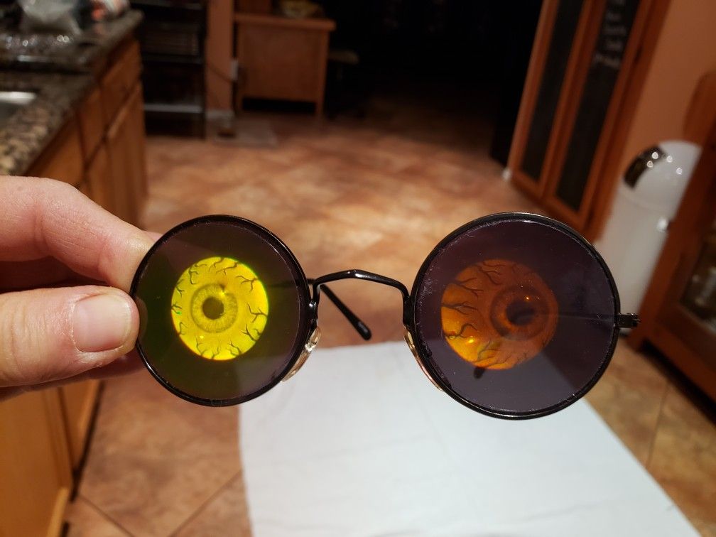 Youth glasses eyeballs Halloween