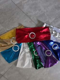 Assorted Spandex Chair Bands(some limited in amount)Black also not shown