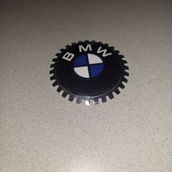 VINTAGE BMW CAR GRILL BADGE 