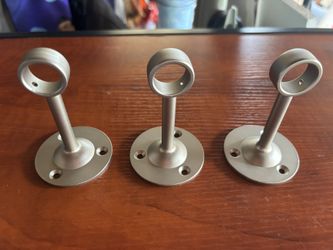 Pottery Barn Kids Drapery Rod Mounting Brackets, 0.75” inch (set of 3)