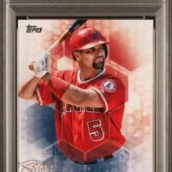 2018 TOPPS UPDATE INTERNATIONAL AFFAIR ALBERT PUJOLS POP 6 PSA 10 