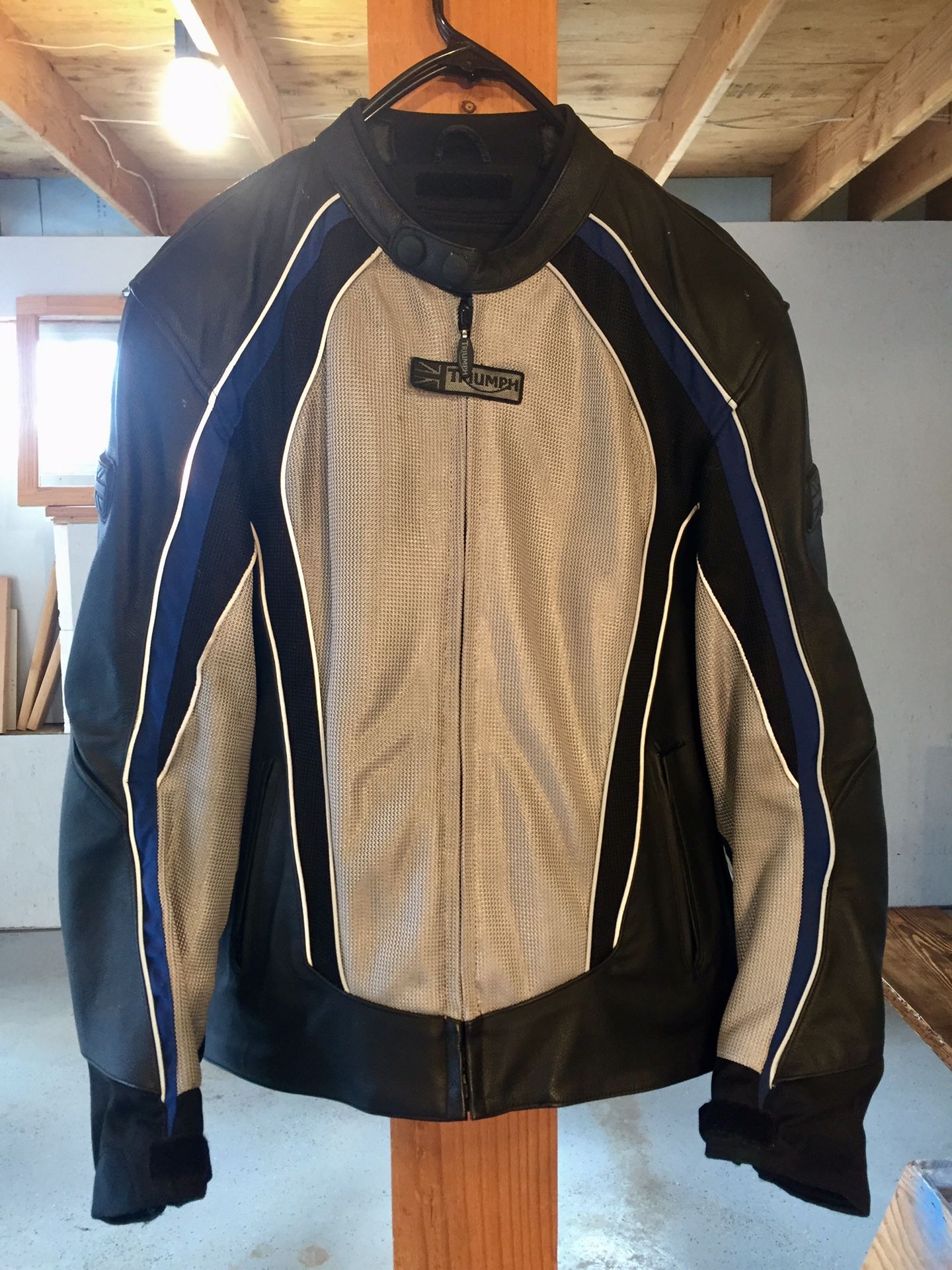 Triumph motorcycle jacket. Very nice. High quality.