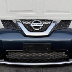 BLUE NISSAN ROGUE 2014 2015 2016 FRONT BUMPER