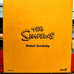 The SIMPSONS Action Figure ROBOT SCRATCHY Super7 ULTIMATES MIB 