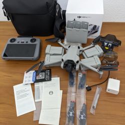 DJI Mini 4 Pro Fly More Combo Camera Drone (with RC 2 Remote)