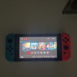 nintendo switch with game 