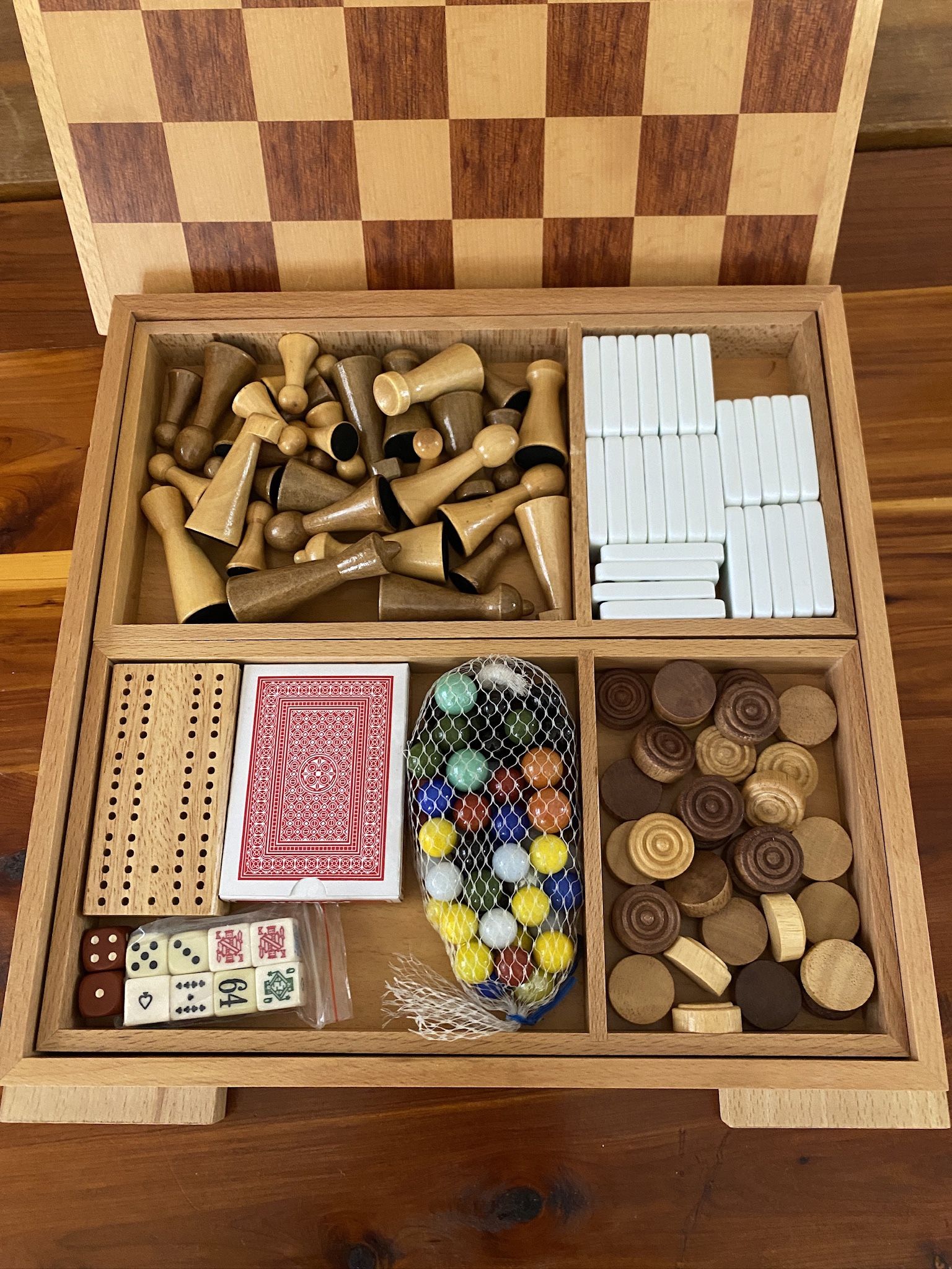 COMBINATION GAME SET TABLETOP TRAVEL