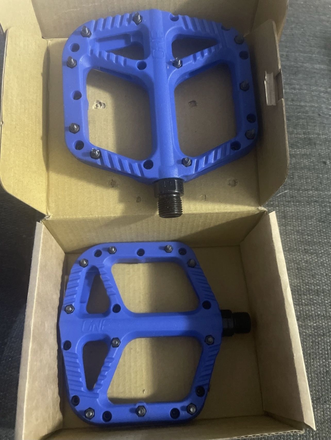 One Flat Pedal Component Blue