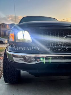 White 9005 HB3 LED Bulbs Headlight Conversion Kit High Beam Bright