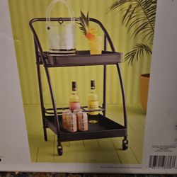 NEW Room Essential Mesh Bar Cart In Box