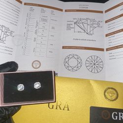 1 CT Moissanite Earrings