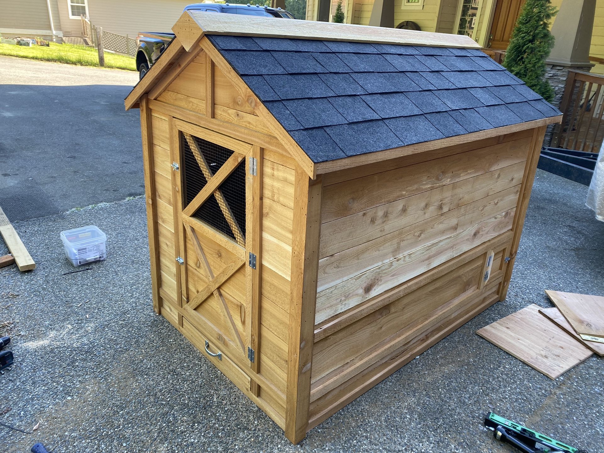 Craftsman Solid Cedar Chicken Coop