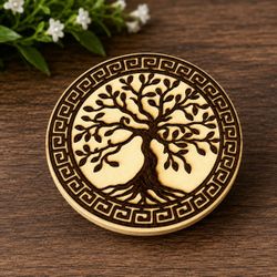 Tree of Life Wooden Fridge Magnet – Laser Engraved