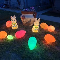 Easter Light Up Decorations For Yard 