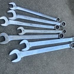 Snap On Tools Wrenches 10.12.13.14.15.17.18