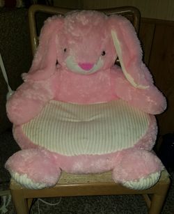 Pink bunny chair