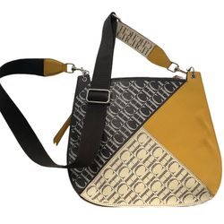 Carolina Herrera Canvas Crossbody (Comes With Red Soft Bag) 