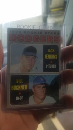 1970 bill buckner and vida blue rookie cards