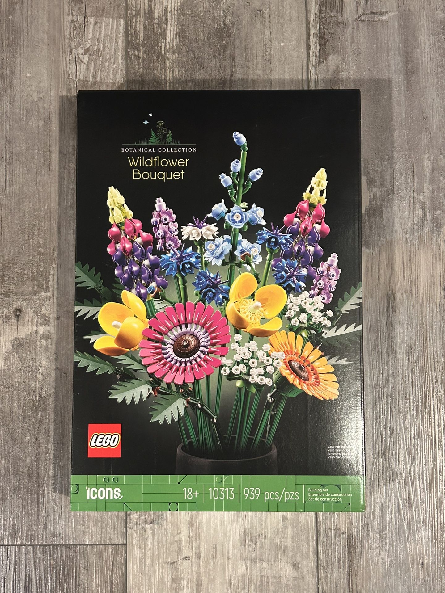 Lego 10313 Botanical Collection Wildflower Bouquet - New and Factory Sealed