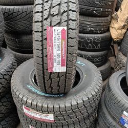 4 New Tires Installed/ 4 Llantas Nuevas Instaladas 245/75/16 Land Spider At Tires
