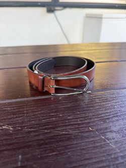 Mens Banana Republic Brown Leather Belt Size 39