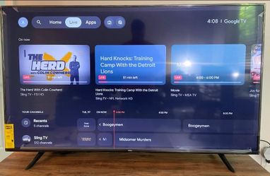 65 inch 4K LED TV with built in Google TV