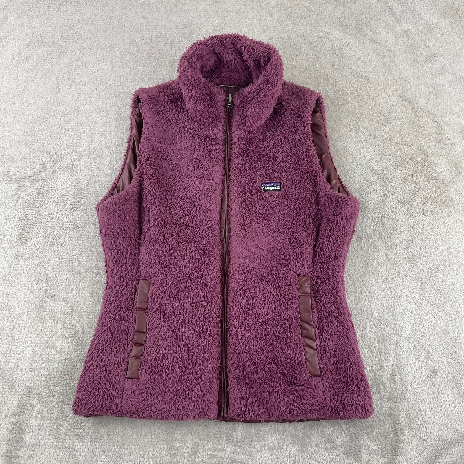 PATAGONIA Reversible Vest Los Gatos Fleece Purple Women's Size X Small