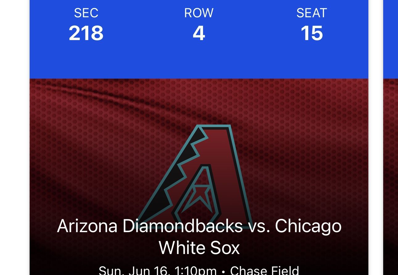 Diamondbacks Tickets
