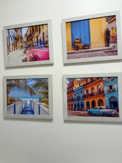 Cuba pictures with picture frames
