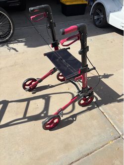 4-Wheel Rollator Walker with Seat
