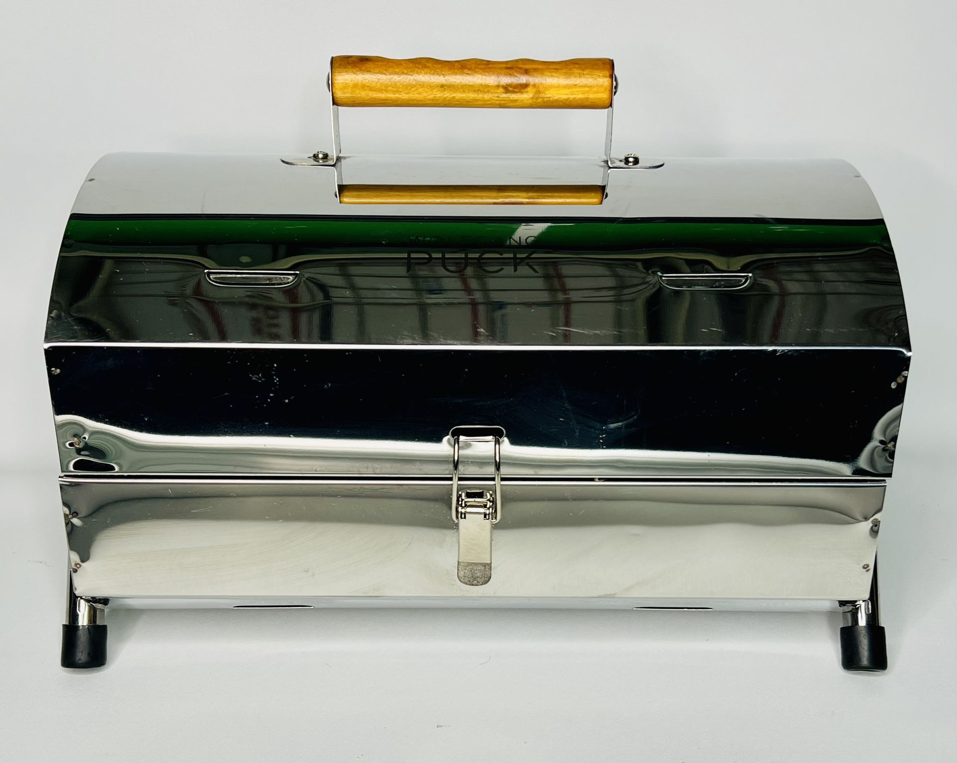 Wolfgang Puck Stainless Steel Lightweight Portable Outdoor Charcoal Grill