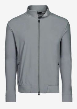 NWT Greyson Montauk Bomber Jacket Large Slate Grey MSRP $375