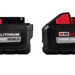 Milwaukee
M18High Output XC 8.0 Ah Battery (2-Pack)