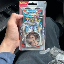 Pokemon Dual booster Pack-Dragonite coin 