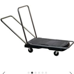 RUBBERMAID TRIPLE TROLLEY CART $OBO$